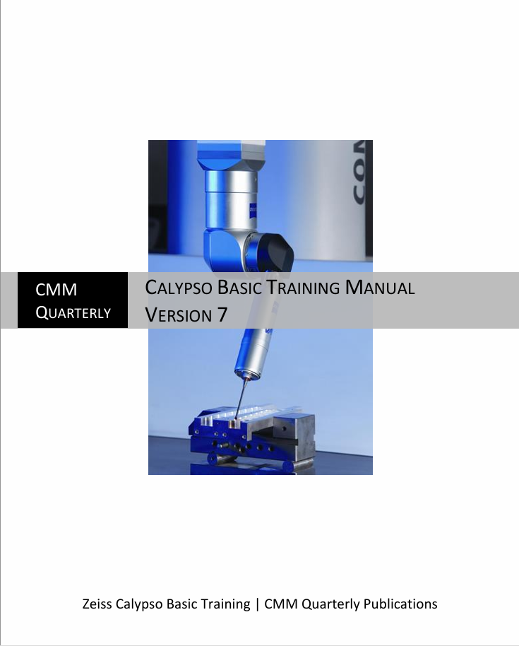 Calypso Basic Training Manual — CMM QUARTERLY